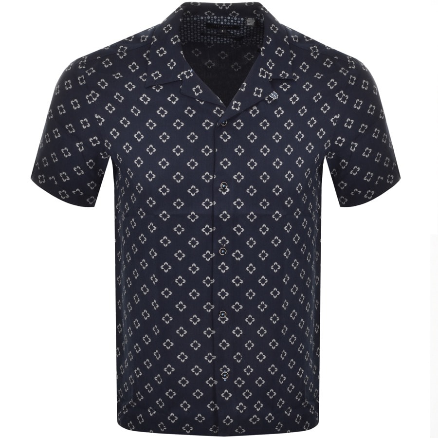 Alternative Image for ProductTed Baker Hedstan Short Sleeved Shirt Navy1